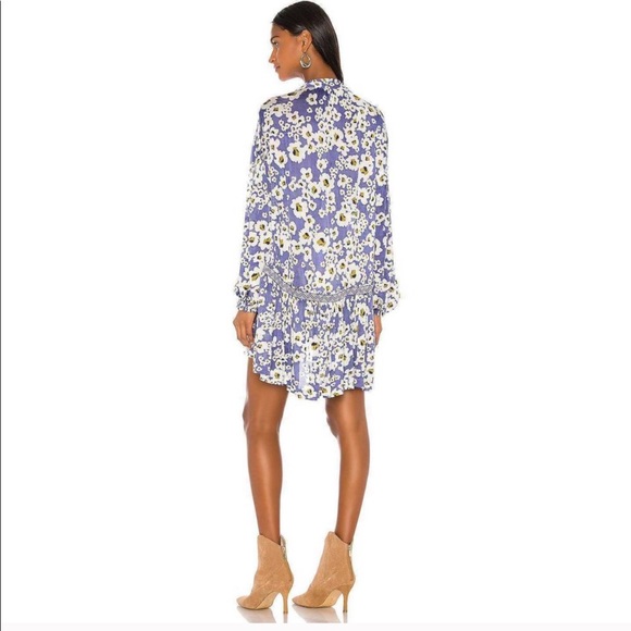 Free People Love letter silk drop waist dress - Picture 3 of 8